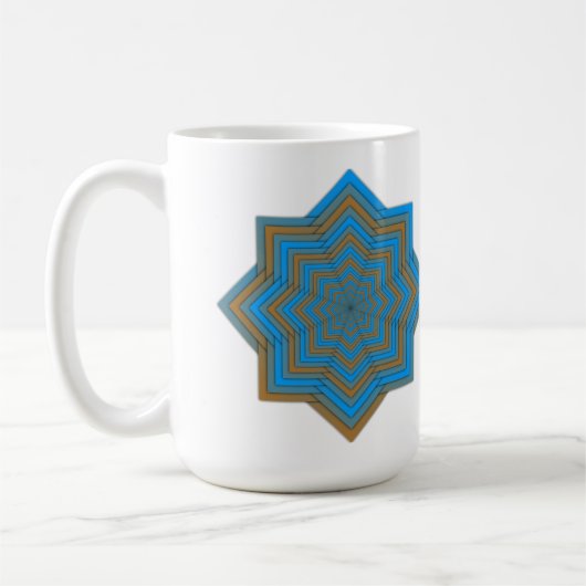 Azure en Ember Star Koffiemok (Links)