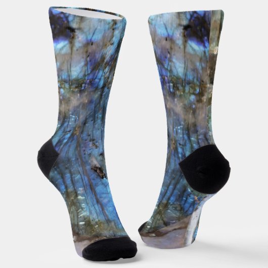 Azure en Iridescence Sokken (Gebogen)
