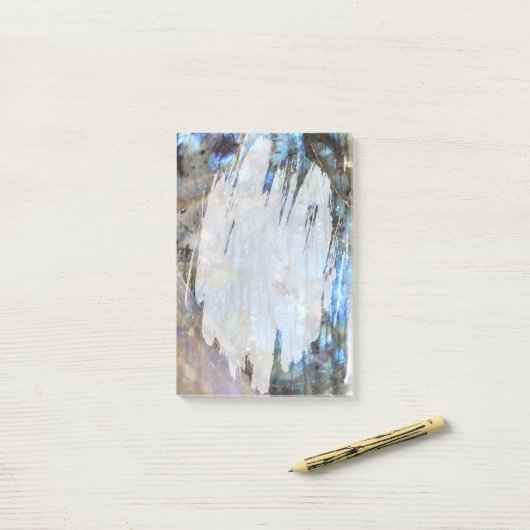Azure en Iridescence verdwijnen Post-it® Notes (Op bureau)