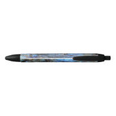 Azure en Iridescence Zwarte Inkt Pen (Achterkant)