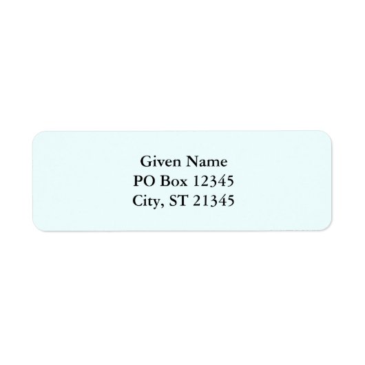 Azure Etiket (Voorkant)