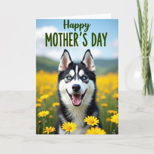 Azure Eyes Mothers Day Card Kaart (Voorkant)