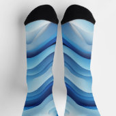 Azure Flow: Een Droom in Blauw Sokken (Top)