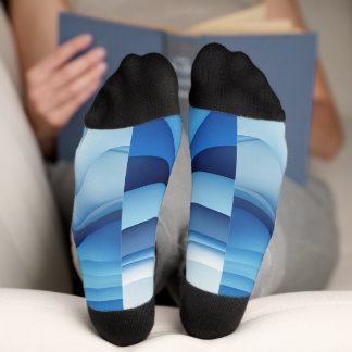 Azure Flow: Een Droom in Blauw Sokken