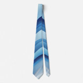 Azure Flow: Een Droom in Blauw Stropdas (Voorkant)