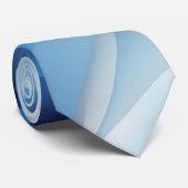 Azure Flow: Een Droom in Blauw Stropdas (Opgerold)
