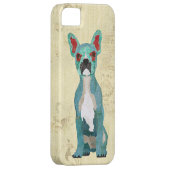 Azure , Frans Bull Dog iPhone Case (Back/Rechts)