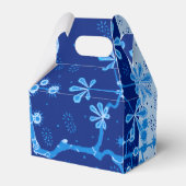 Azure Frost Flower Favor Box Bedankdoosjes (Voorkant Zijde)