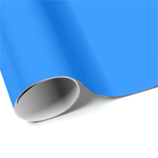 Azure Glossy Wrapping Paper Cadeaupapier (Rol Hoek)