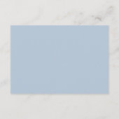 Azure & Gold Harmony Trouwkaart Bijlage (Achterkant)