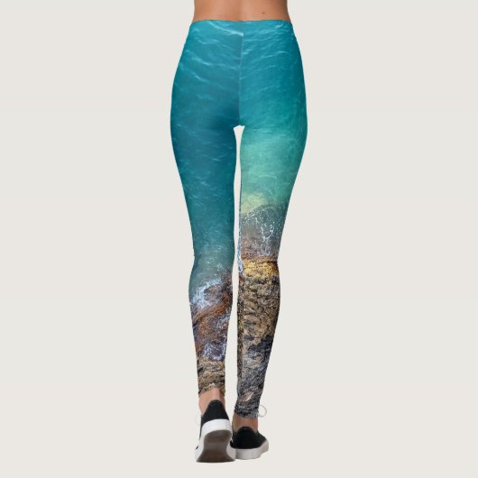 Azure-golven Leggings (Achterkant)