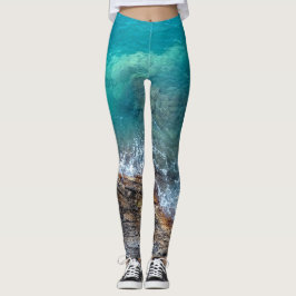 Azure-golven Leggings