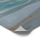 Azure Goud Fusie Poster (Hoek)