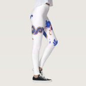Azure Guardian-Japanese Dragon of the Eastern Sky Leggings (Rechts)