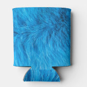 Azure harige textuur, close-up dierenbont. blikjeskoeler (Achterkant)