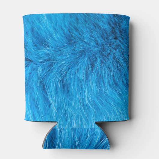 Azure harige textuur, close-up dierenbont. blikjeskoeler (Achterkant)