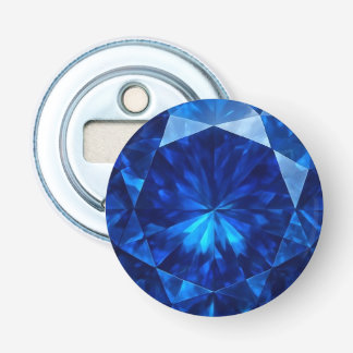 Azure Heart Stone Button Flesopener