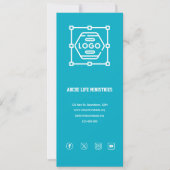 Azure Kerk Welkomstkaart Kaart (Voorkant)