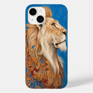 🦁 🔵 Azure King Case-Mate iPhone 14 Hoesje