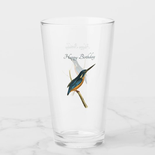 Azure Kingfisher Glas (Voorkant)