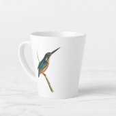Azure Kingfisher Latte Mok (Linkerhoek)