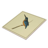 Azure Kingfisher Tegeltje (Zijkant)