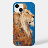 🦁 🔵 Azure Koning Case-Mate iPhone Case (Achterkant)