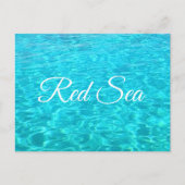 Azure-lagune in het Rode zee Briefkaart (Voorkant)