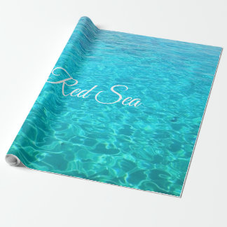 Azure-lagune in het Rode zee Cadeaupapier