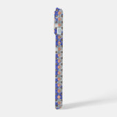 Azure Lattice Mosaic Geometric Pattern 1297 iPhone 15 Case (Linkerkant)