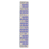 Azure Lattice Mosaic Geometric Pattern 1297 Medium Tafelloper (Voorkant)