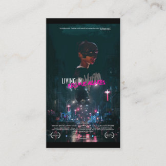 Azure Lorica FanFilm Awards - Living in Crime Alle Visitekaartje