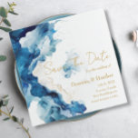 AZURE Marble Dreams Gala | Glitter Sla de datum op Save The Date<br><div class="desc">Gemaakt voor jou!</div>