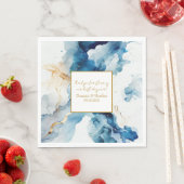 AZURE Marble Dreams Gala | Glitter Sla de datum op Servet (Insitu)