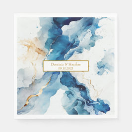 AZURE Marble Dreams Gala | Glitter Sla de datum op Servet