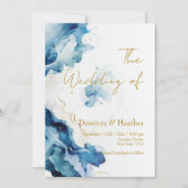 AZURE Marble Dreams Gala Kaart (Voorkant)