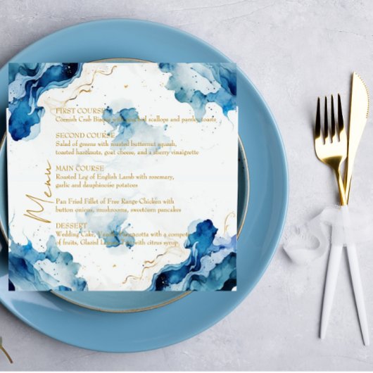 AZURE Marble Dreams Gala Menu
