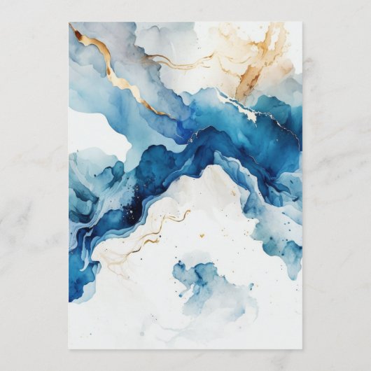 AZURE Marble Dreams Gala Menu (Achterkant)