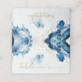 AZURE Marble Dreams Gala Table Plaatskaartje (Buitenkant ongevouwen)