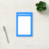 Azure Modern Personalized Versatile Post-it® Notes (Kantoor)
