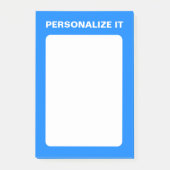 Azure Modern Personalized Versatile Post-it® Notes (Voorkant)