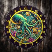 Azure Octopus Tide Dartboard Dartbord