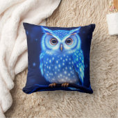 Azure Owl Comfort Cushion Kussen (Deken)