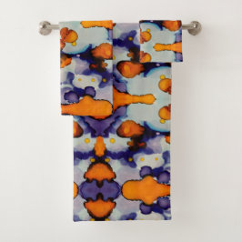 Azure Pumpkin Bad Handdoek
