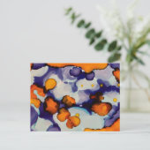 Azure Pumpkin Briefkaart (Staand voorkant)