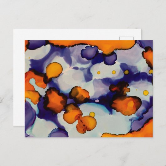 Azure Pumpkin Briefkaart (Voorkant / Achterkant)