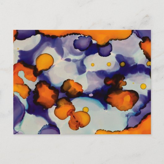 Azure Pumpkin Briefkaart (Voorkant)