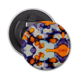 Azure Pumpkin Button Flesopener