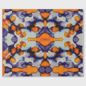 Azure Pumpkin Cadeaupapier (Vlak)