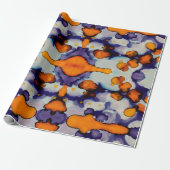 Azure Pumpkin Cadeaupapier (Uitgerold)